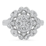 Wild Flower Diamond Ring