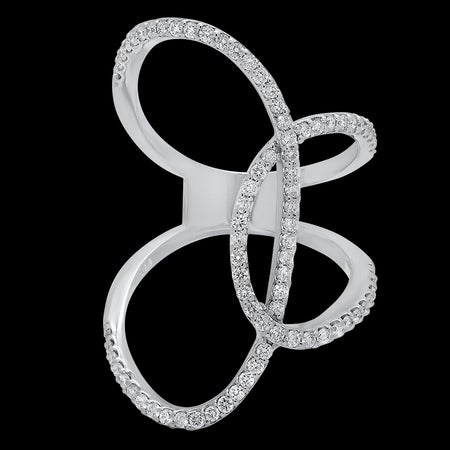 Sphere Shaped Diamond Ring