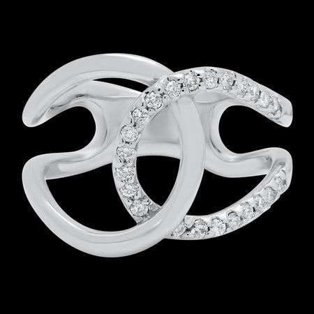 Flower Blossom Diamond Ring