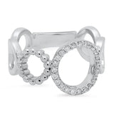 Open Circles Diamond Ring - Dana Seng Jewelry Collection