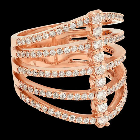Distinctive Oval Diamond Ring