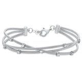 Intertwined Fate Diamond Bangle - Dana Seng Jewelry Collection