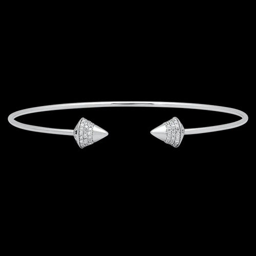 Hazelnut Diamond Cuff Bracelet - Dana Seng Jewelry Collection