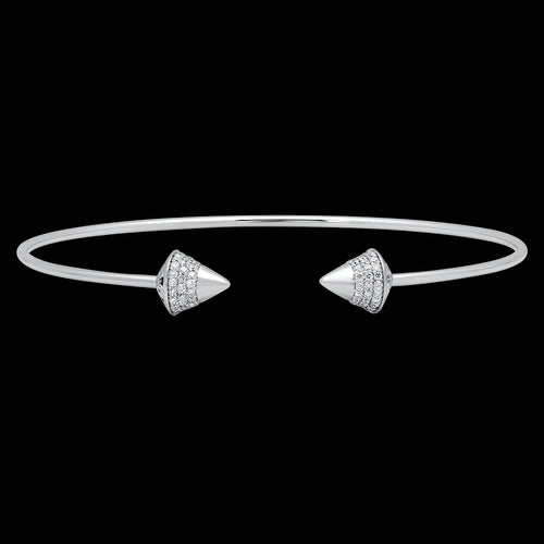 Hazelnut Diamond Cuff Bracelet