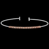 Two Tones Diamond Cuff Bracelet - Dana Seng Jewelry Collection
