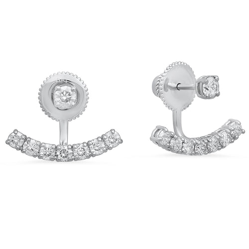 Arch Diamond Earrings