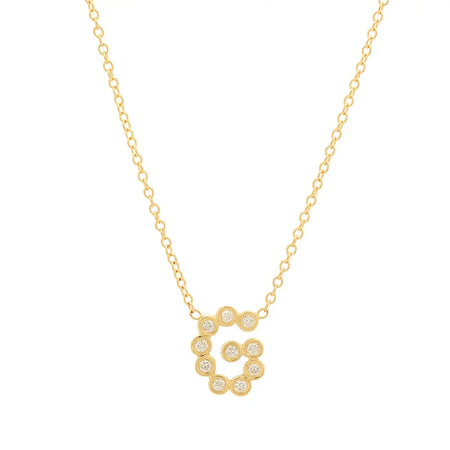 (6 Initials) DSJ's Signature Meaningful Multi Birthstone/Initial Necklace