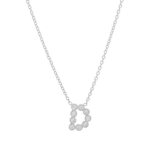 DSJ's Signature Meaningful Birthstone & Initial Necklace