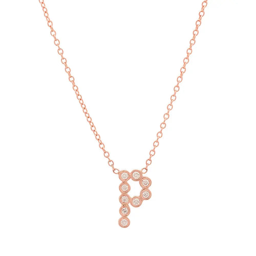 DSJ's Signature Meaningful Birthstone & Initial Necklace