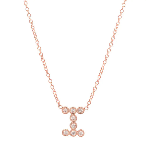 DSJ's Signature Meaningful Birthstone & Initial Necklace