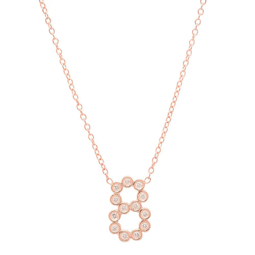 DSJ's Signature Meaningful Number & Birthstone Necklace - Dana Seng Jewelry Collection