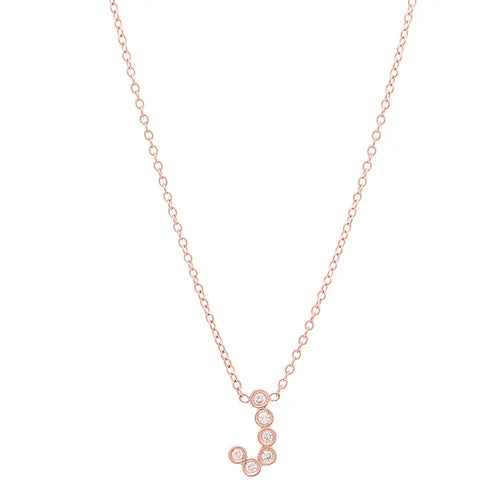 DSJ's Signature Meaningful Birthstone & Initial Necklace