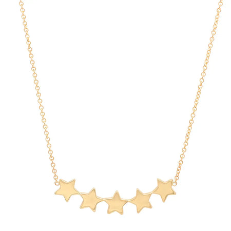 Tropical Star Fruit Diamond Necklace