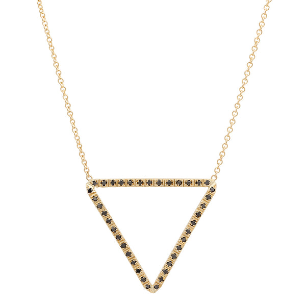 Grandiose Open Triangle Diamond Necklace