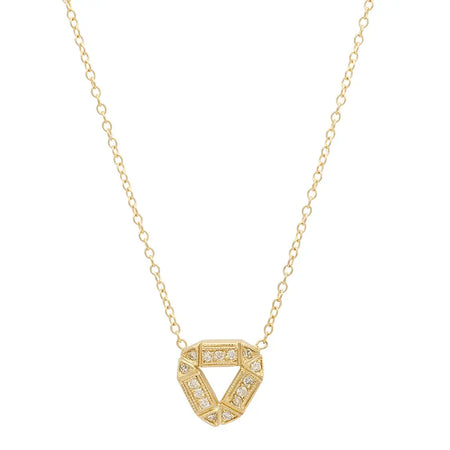 DSJ's Signature Meaningful Birthstone & Initial Necklace
