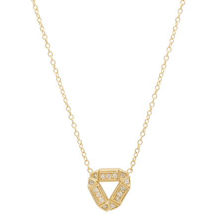 Heart Diamond Dangle Necklace