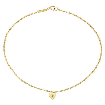 Mini Heart Gold Anklet