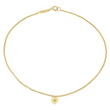Mini Heart Birthstone Anklet - Dana Seng Jewelry Collection