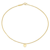 Mini Heart Gold Anklet - Dana Seng Jewelry Collection