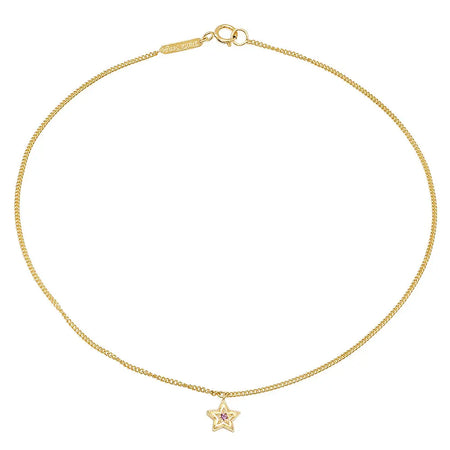 Mini Heart Gold Anklet