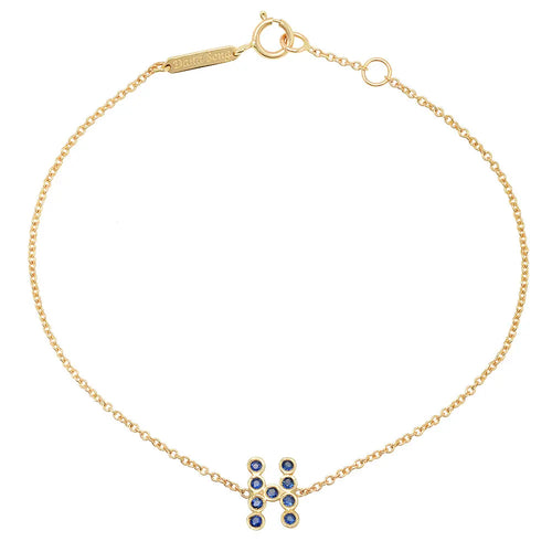 DSJ's Signature Meaningful Birthstone & Initial Bracelet - Dana Seng Jewelry Collection