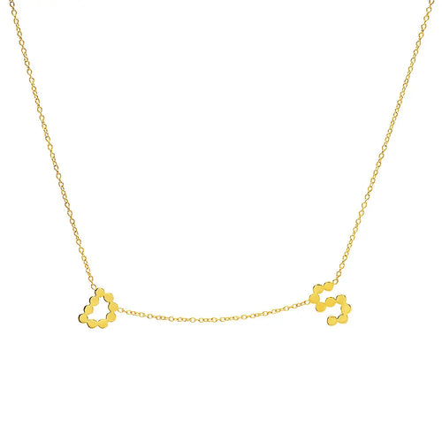 DSJ's Signature Meaningful Multi Gold Initial Necklace - Dana Seng Jewelry Collection
