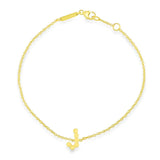 DSJ's Signature Meaningful Gold Initial Bracelet - Dana Seng Jewelry Collection