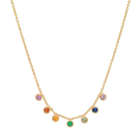 Mini Star Birthstone Necklace