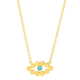 Evil Eye Birthstone Necklace