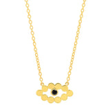 Evil Eye Black Diamond Necklace - Dana Seng Jewelry Collection