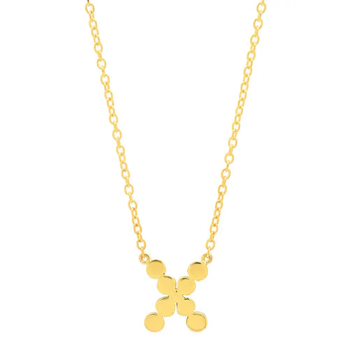 DSJ's Signature Meaningful Gold Initial Necklace - Dana Seng Jewelry Collection