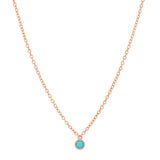 Single Precious Birthstone Necklace