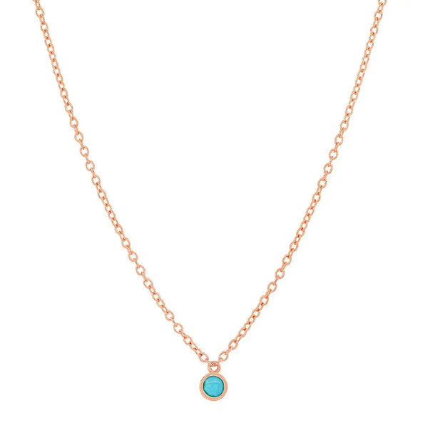 Single Precious Birthstone Necklace
