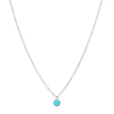 Single Precious Birthstone Necklace