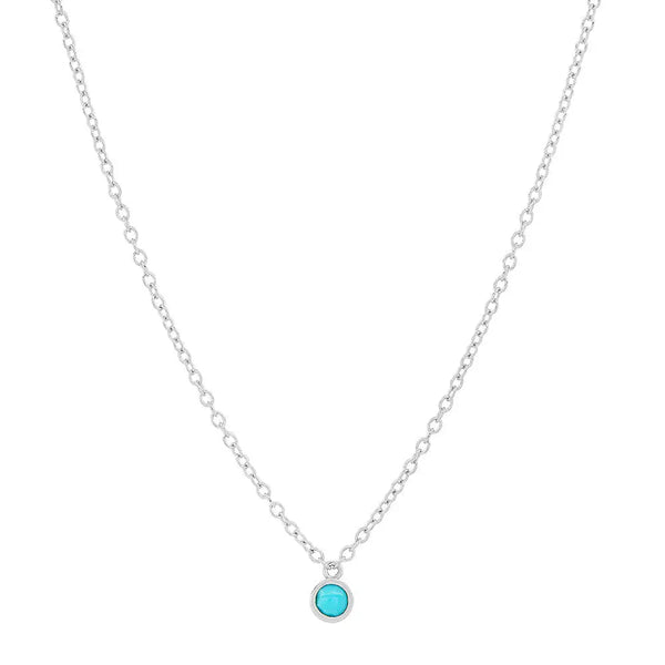 Single Precious Birthstone Necklace