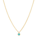 Single Precious Birthstone Necklace