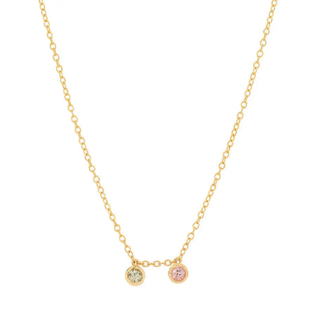 DSJ's Signature Meaningful Number & Birthstone Necklace