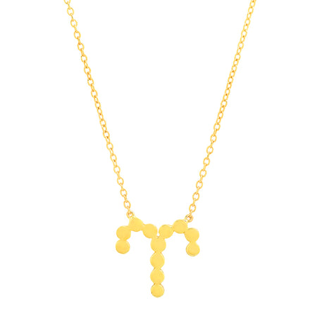 "You Are The Star Of My Moon" Gold Necklace