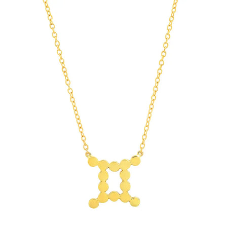 Three Star Dainty Gold Necklace