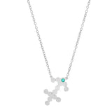 Dana Seng Signature Sagittarius Zodiac With Precious Birthstone Necklace