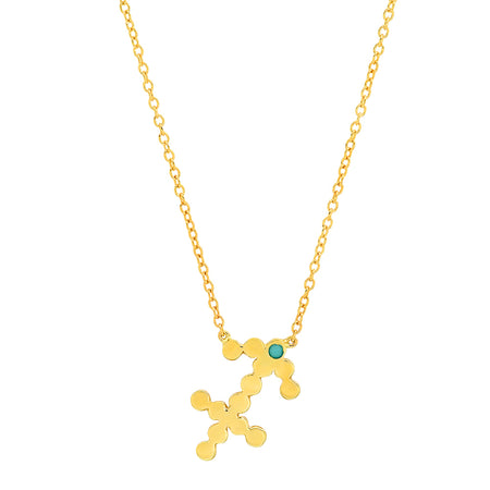 "You Are The Star Of My Moon" Gold Necklace