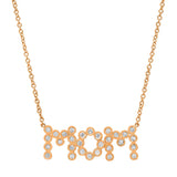 DSJ's Signature Meaningful MOM Diamond Necklace - Dana Seng Jewelry Collection