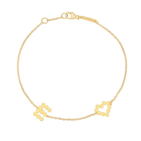 DSJ's Signature Meaningful Multi Gold Initial Bracelet