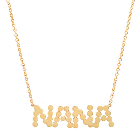 DSJ's Signature Meaningful Gold "MAMA" Necklace