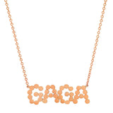 DSJ's Signature Meaningful Gold GAGA Necklace - Dana Seng Jewelry Collection