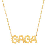 DSJ's Signature Meaningful Gold GAGA Necklace - Dana Seng Jewelry Collection