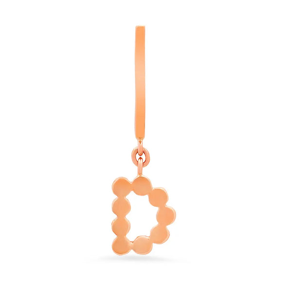 DSJ's Signature Meaningful Gold Initial Dangle Earring - Dana Seng Jewelry Collection
