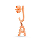 DSJ's Signature Meaningful Gold Initial Dangle Earring - Dana Seng Jewelry Collection