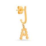 DSJ's Signature Meaningful Gold Initial Dangle Earring