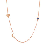 Meaningful Birthstone Curb Chain Necklace - Dana Seng Jewelry Collection